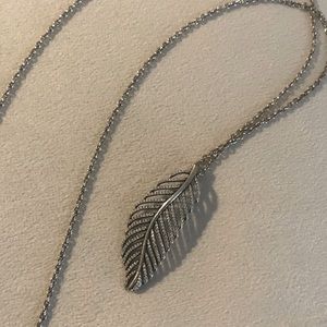Pandora light as a feather necklace